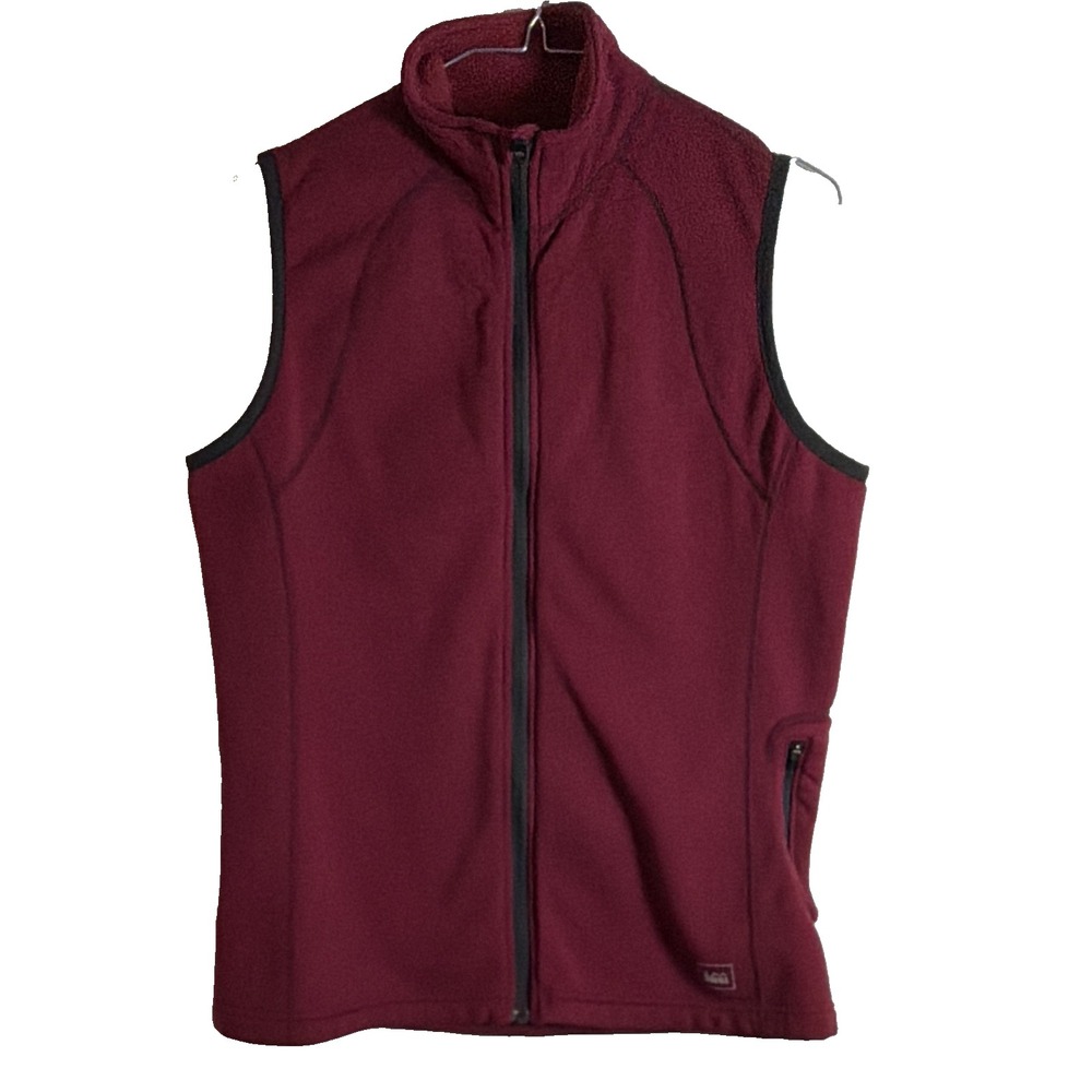 REI Co-op Women's Full Zip Vest Raspberry Pink Hiking Outdoor Size Unknown